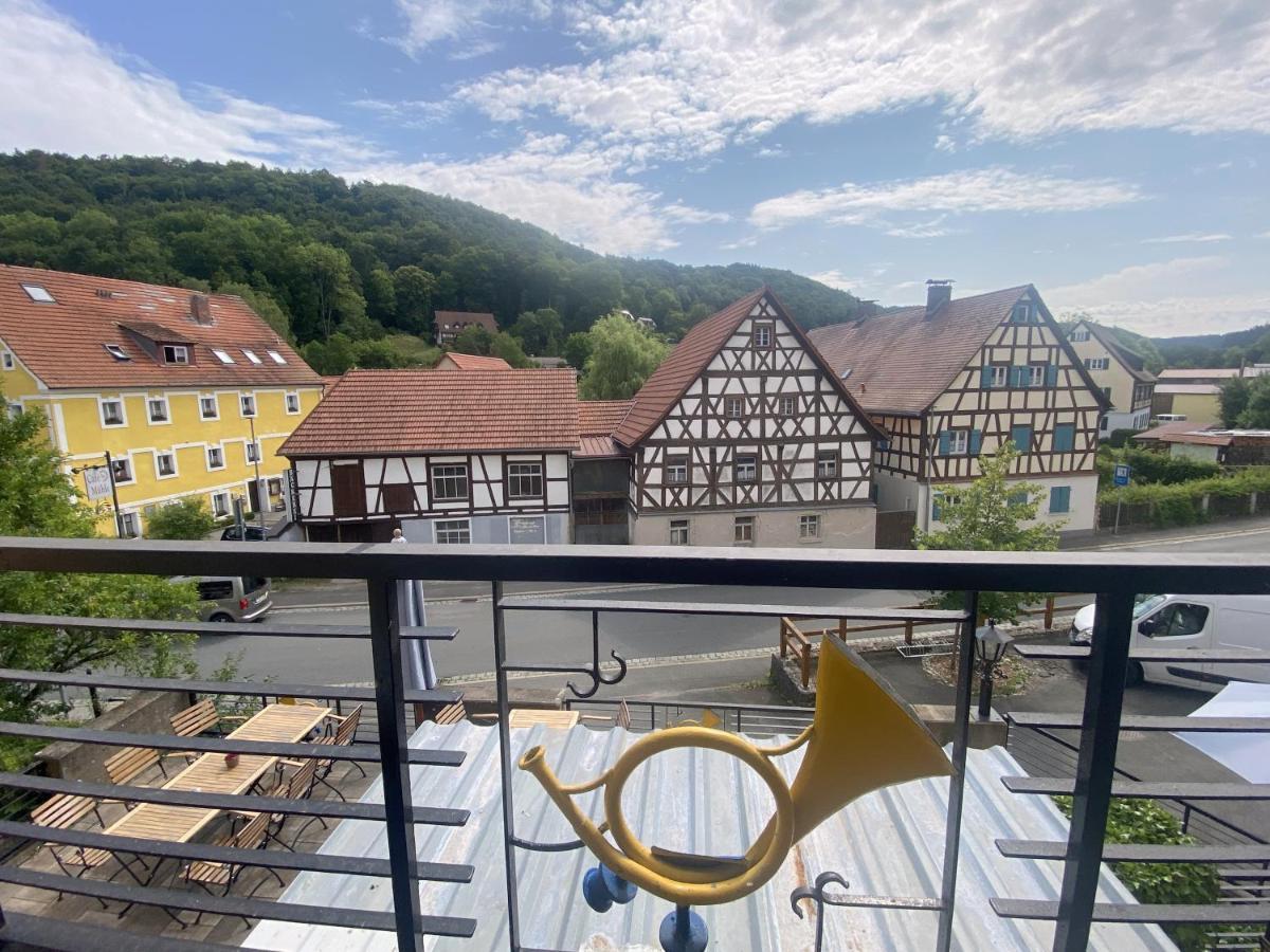 Gasthof Hotel Zur Post Egloffstein ภายนอก รูปภาพ